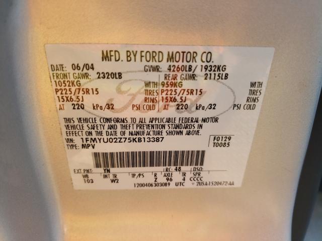 2005 FORD ESCAPE