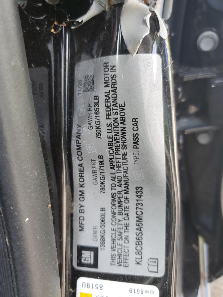 2021 CHEVROLET SPARK