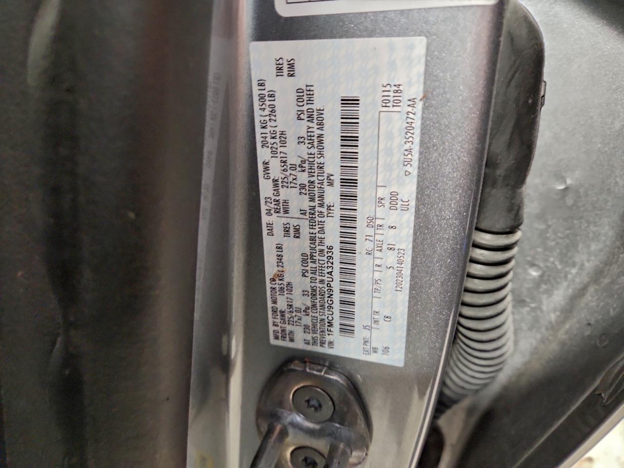 2023 FORD ESCAPE