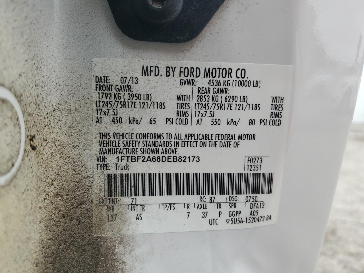 2013 FORD F250
