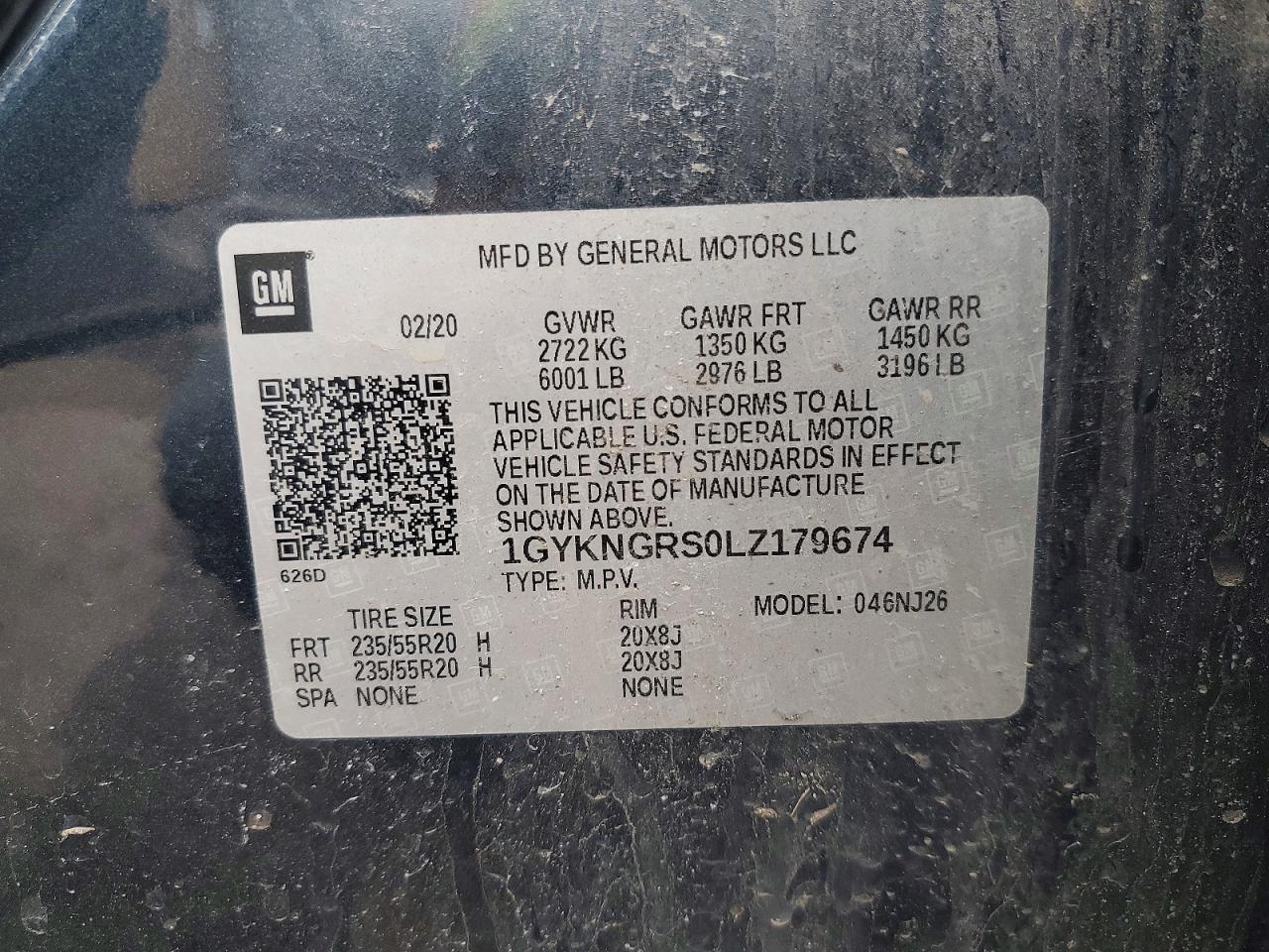 2020 CADILLAC XT5