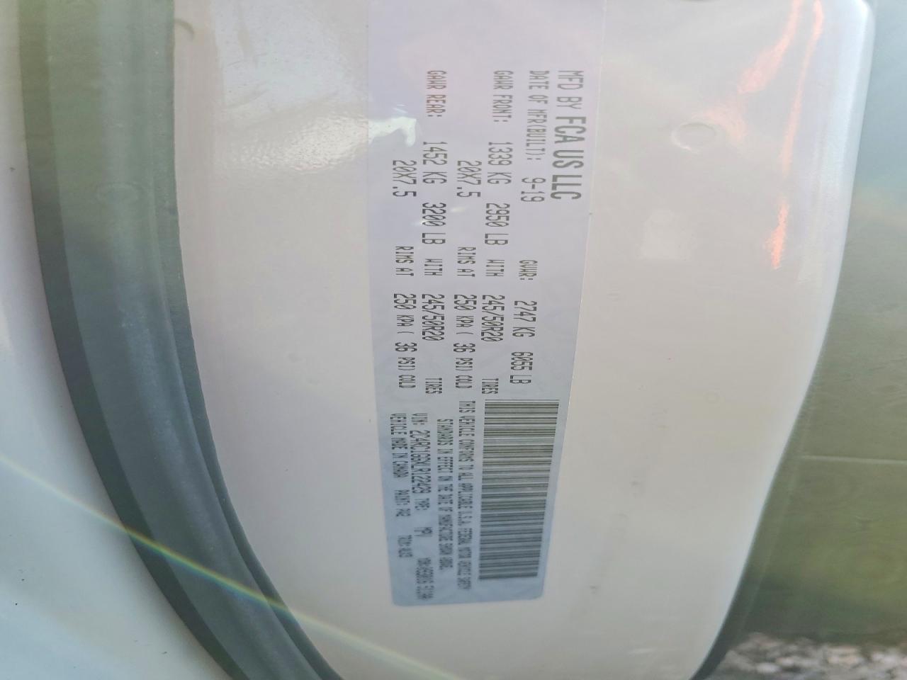 2020 CHRYSLER PACIFICA