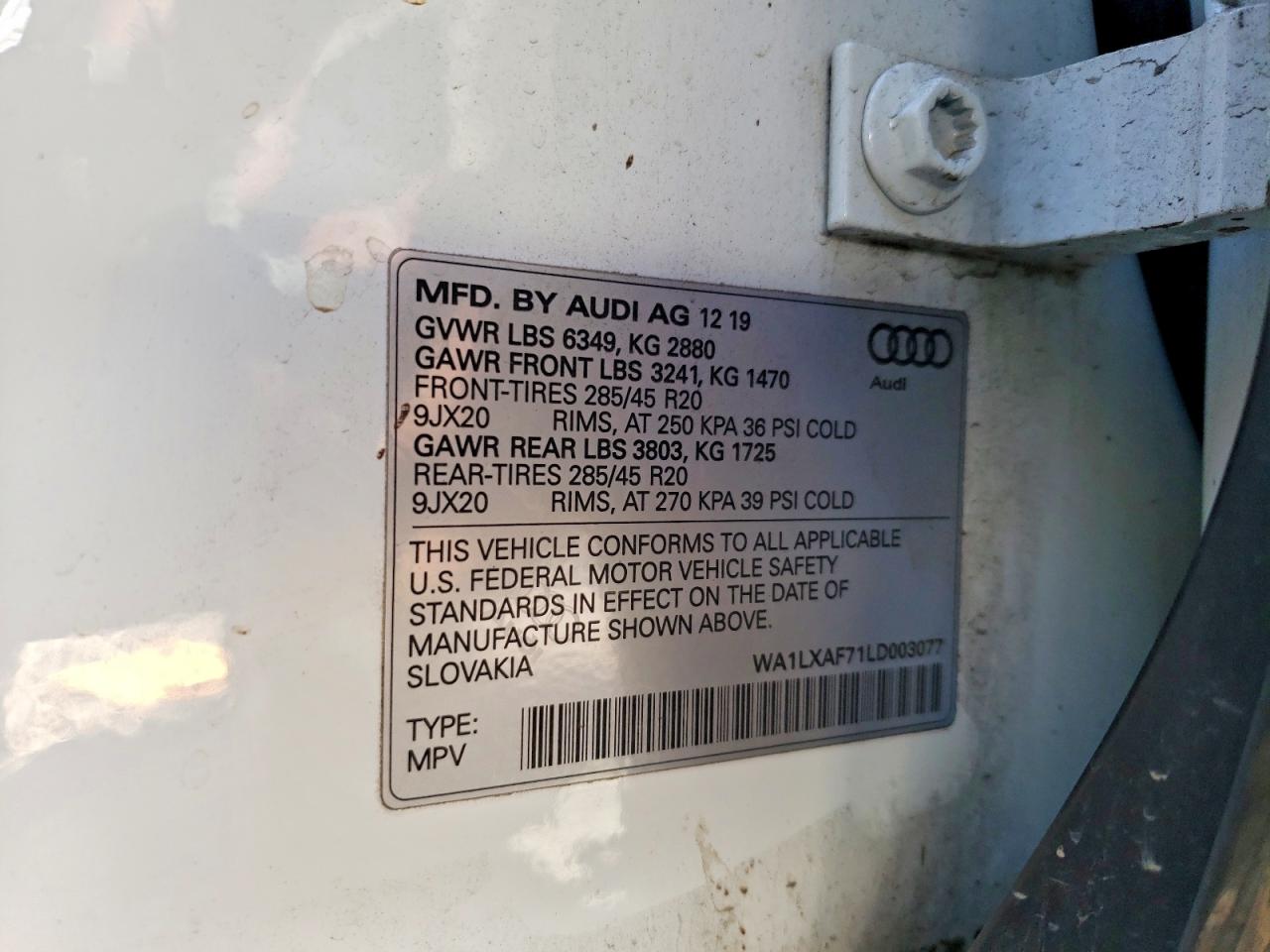 2020 AUDI Q7