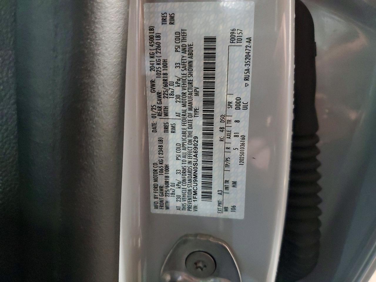 2025 FORD ESCAPE
