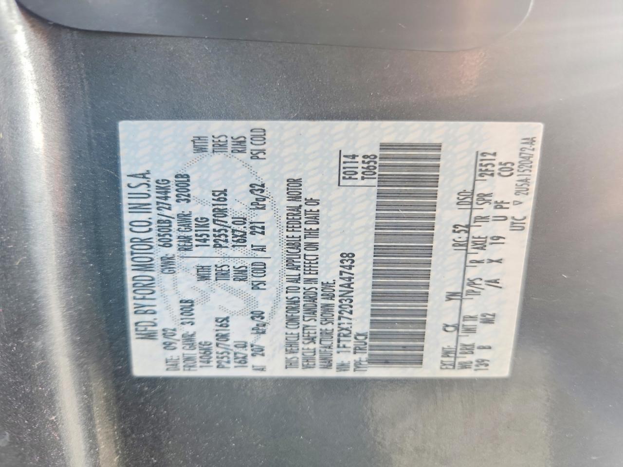 2003 FORD F150
