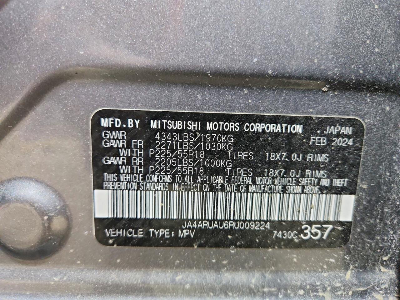 2024 MITSUBISHI OUTLANDER