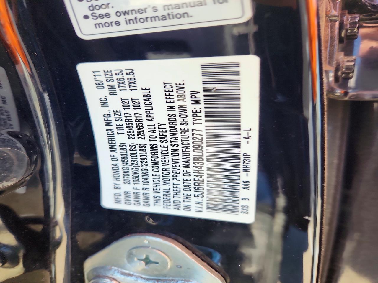 2011 HONDA CRV