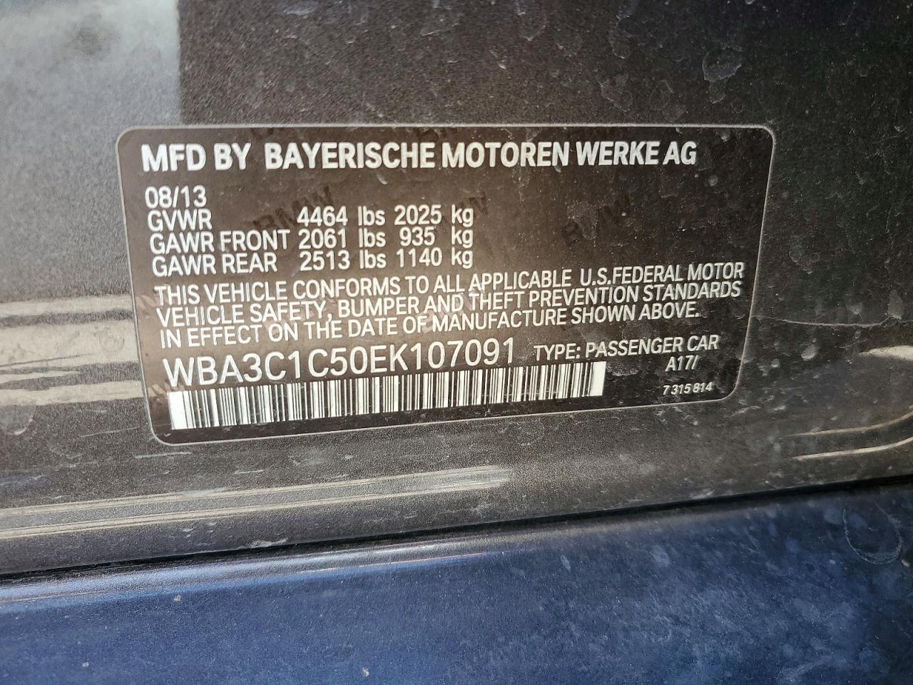2014 BMW 3 SERIES