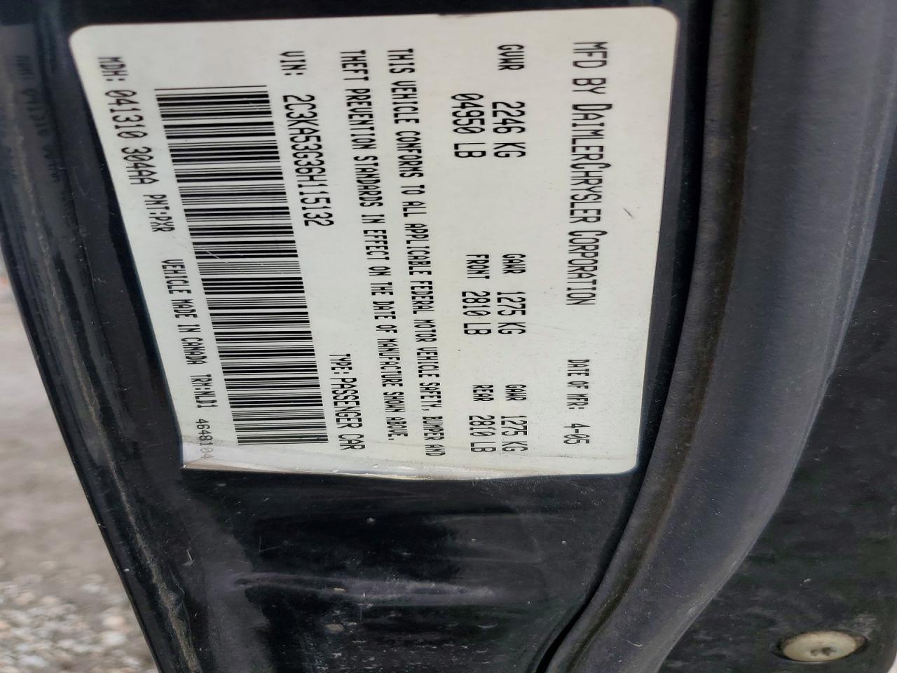 2006 CHRYSLER 300
