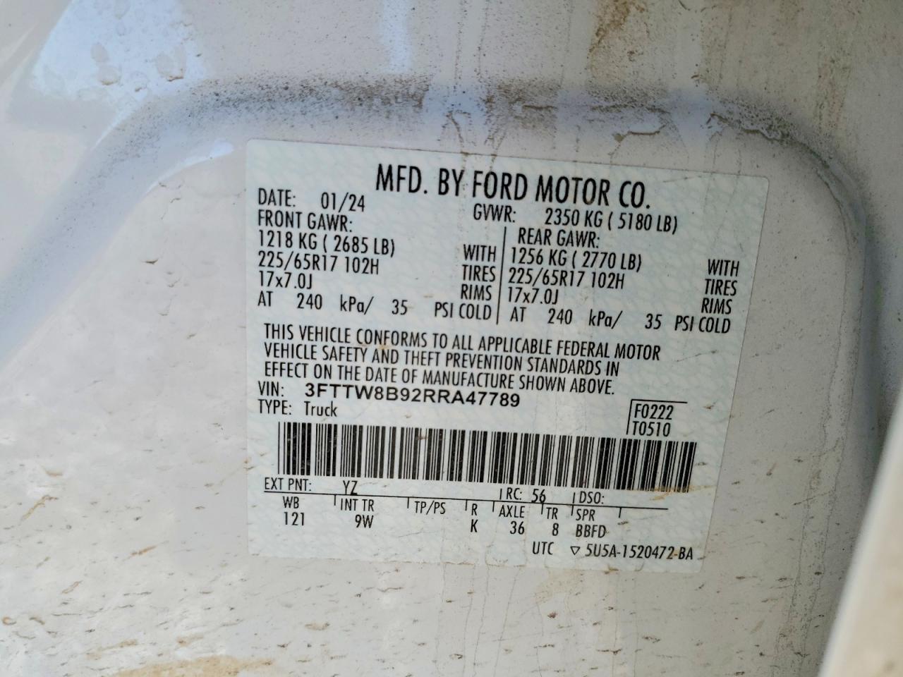 2024 FORD MAVERICK