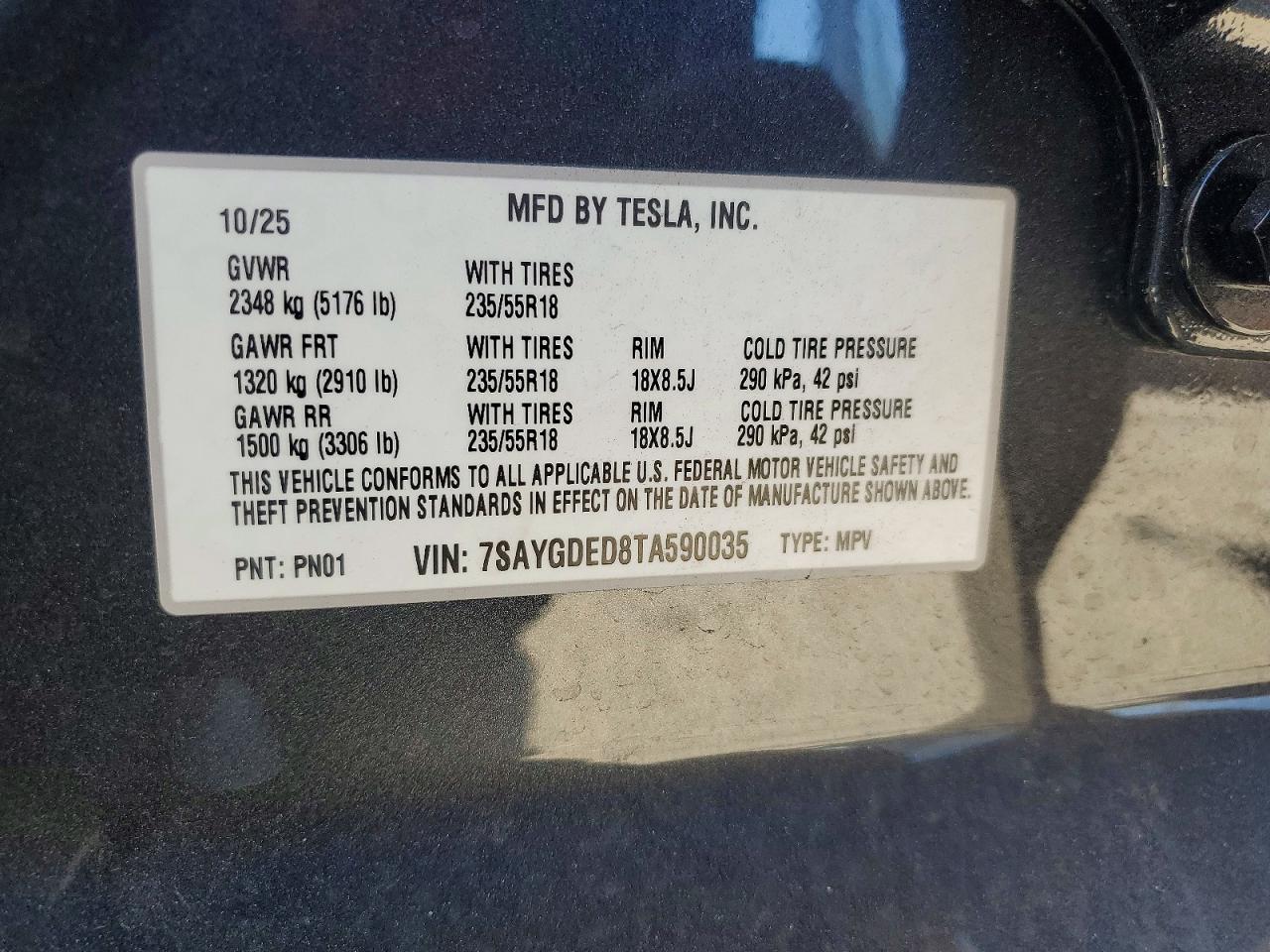 2026 TESLA MODEL Y