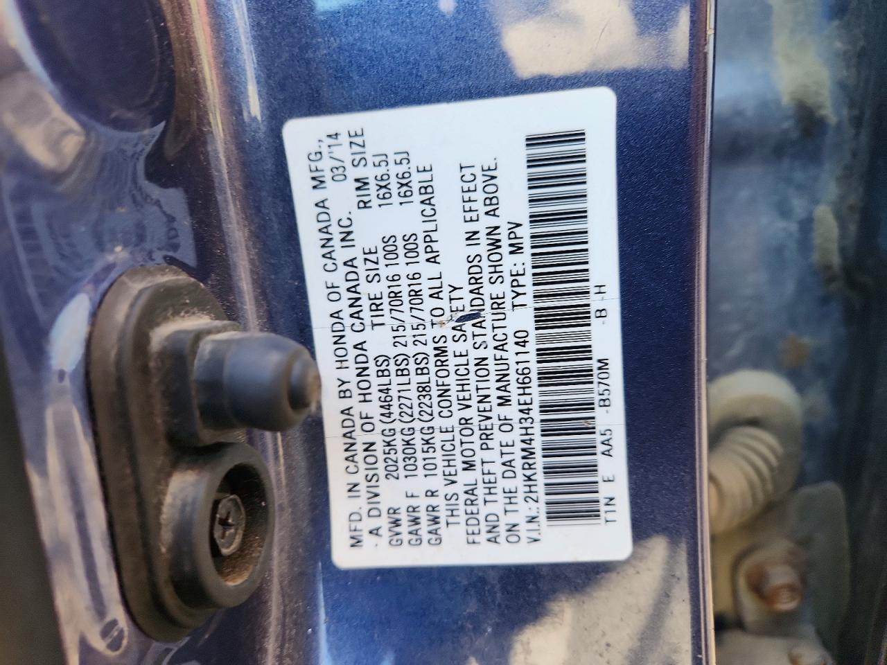2014 HONDA CRV