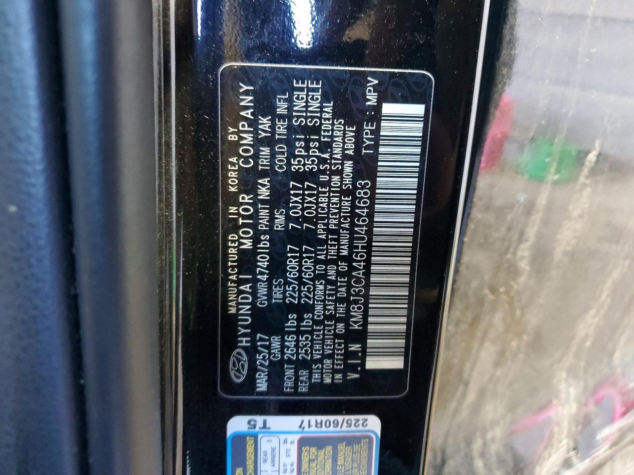 2017 HYUNDAI TUCSON