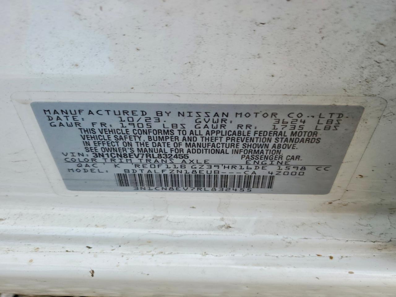 2024 NISSAN VERSA