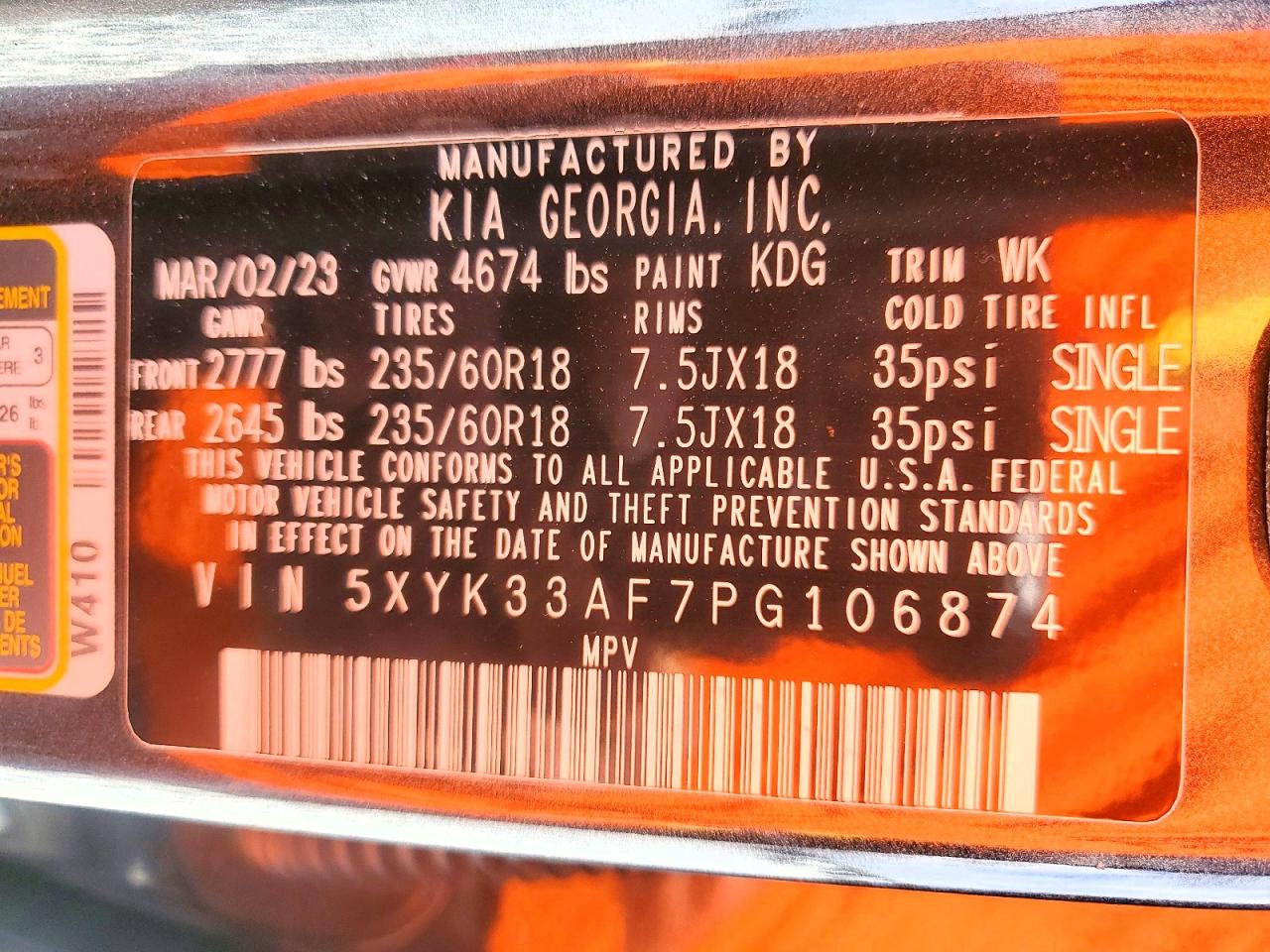 2023 KIA SPORTAGE