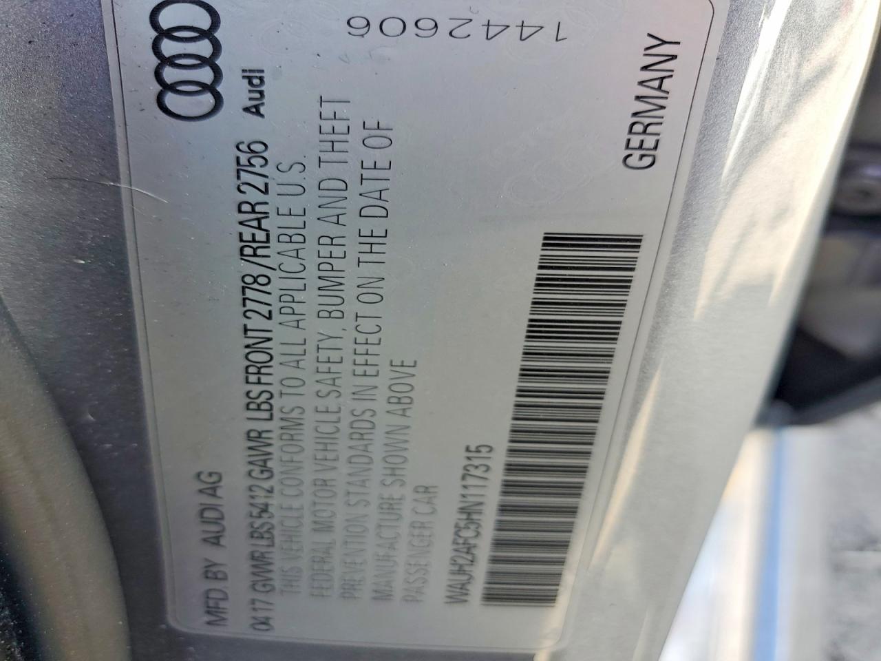 2017 AUDI A6