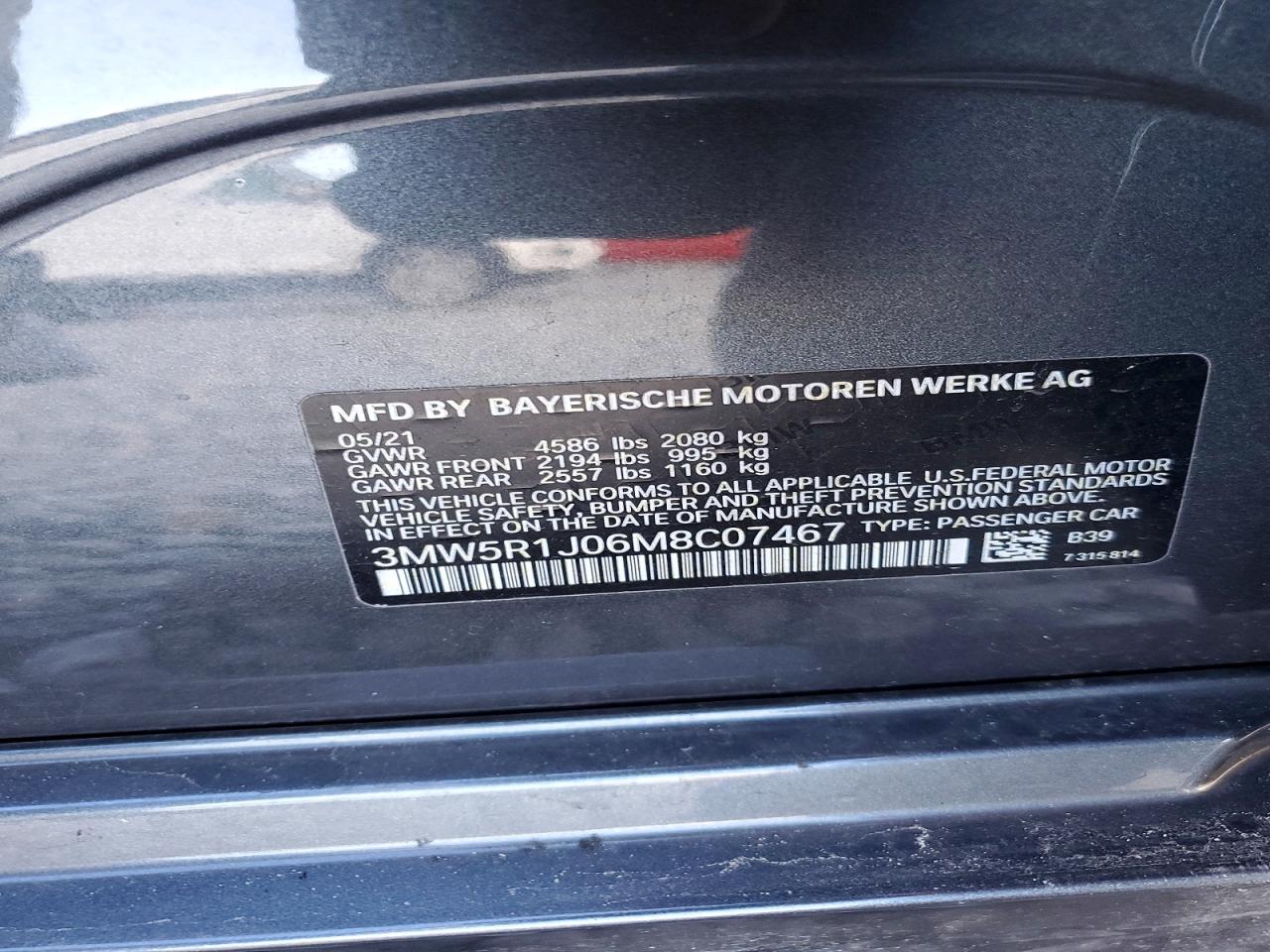 2021 BMW 3 SERIES