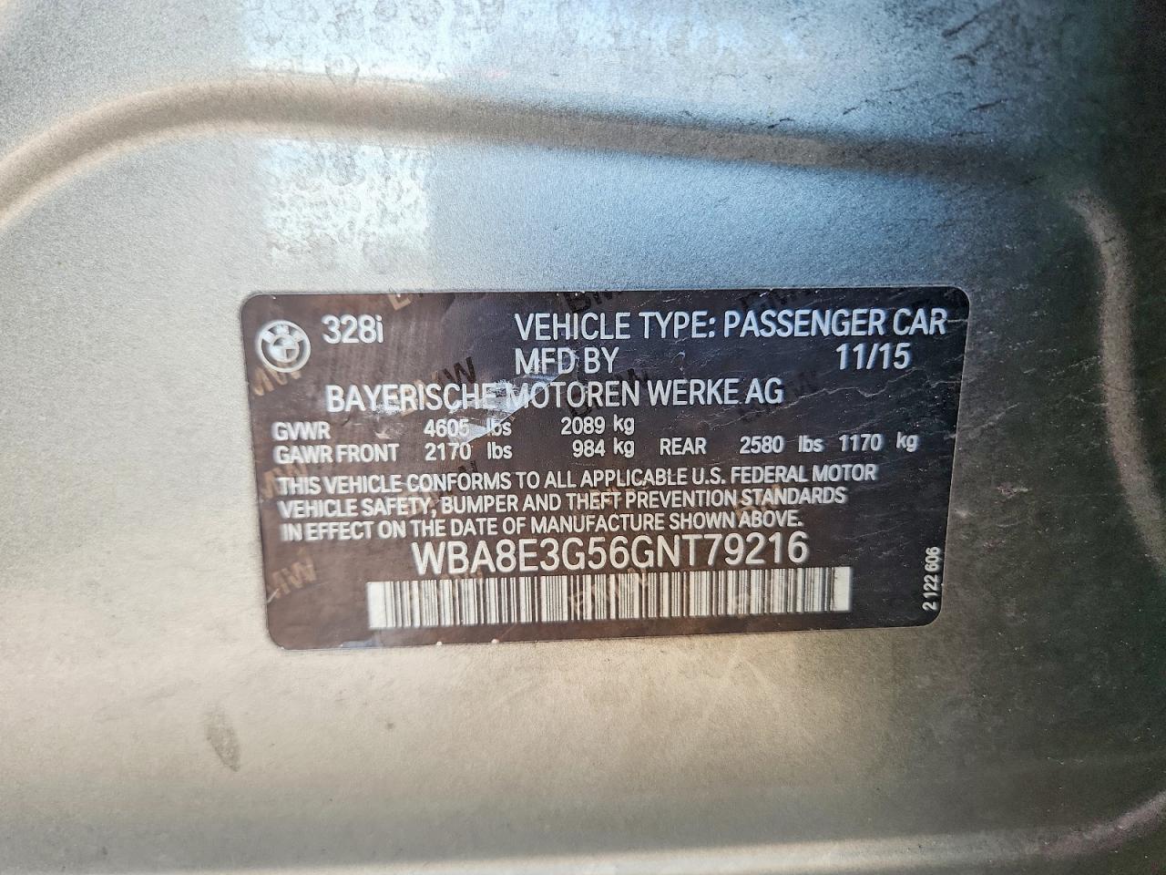 2016 BMW 328