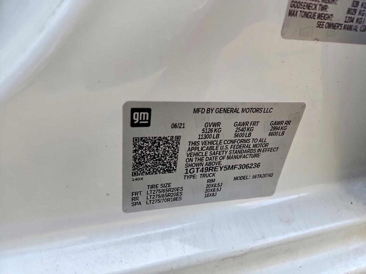 2021 GMC SIERRA