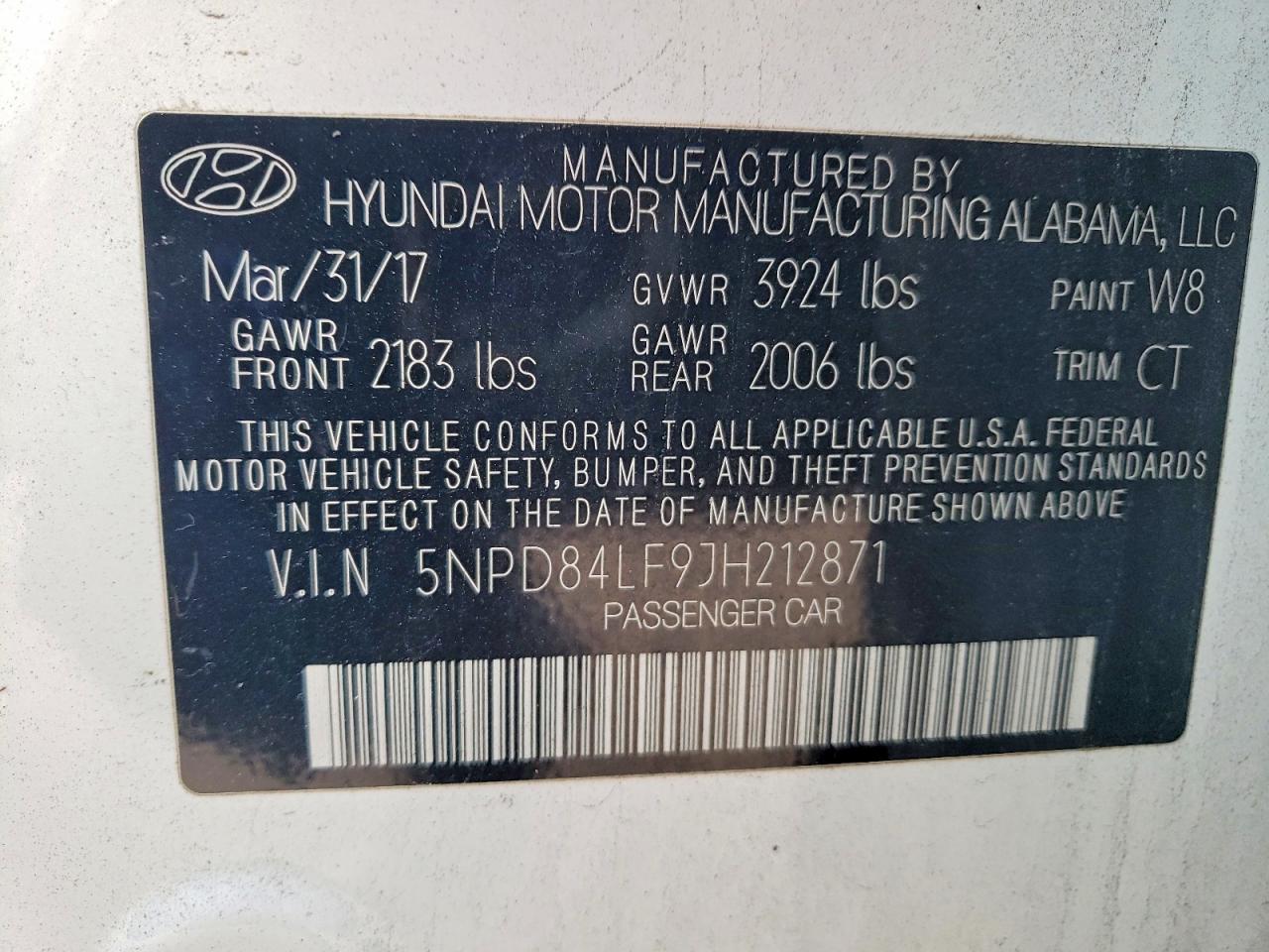 2018 HYUNDAI ELANTRA