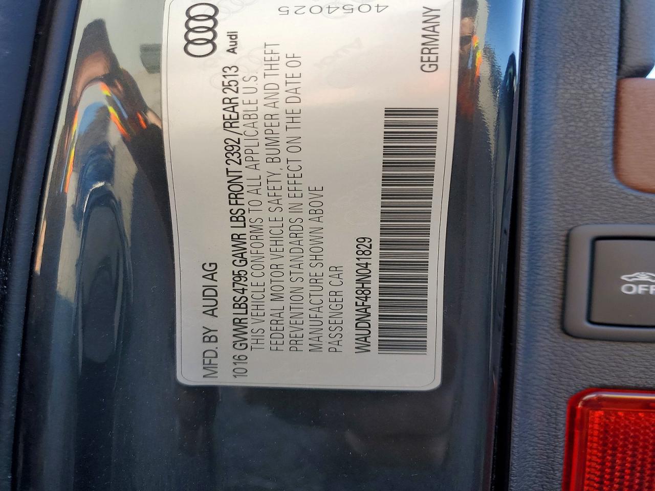 2017 AUDI A4
