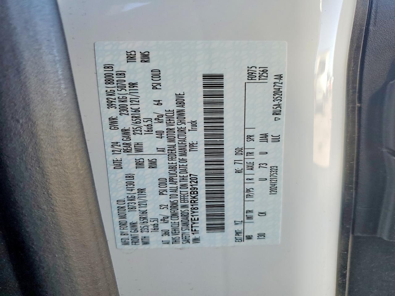 2024 FORD TRANSIT