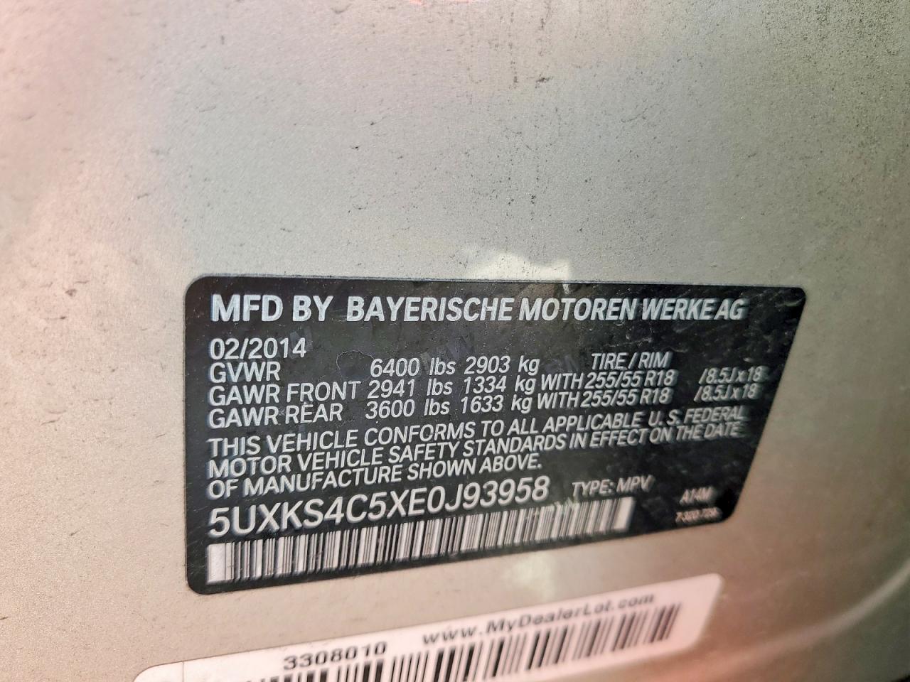 2014 BMW X5