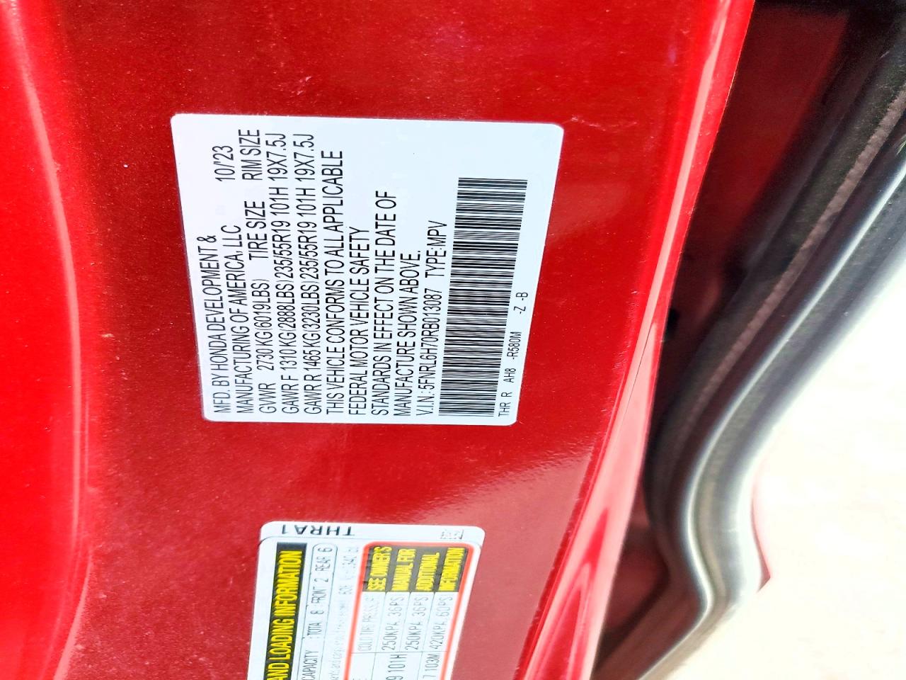 2024 HONDA ODYSSEY