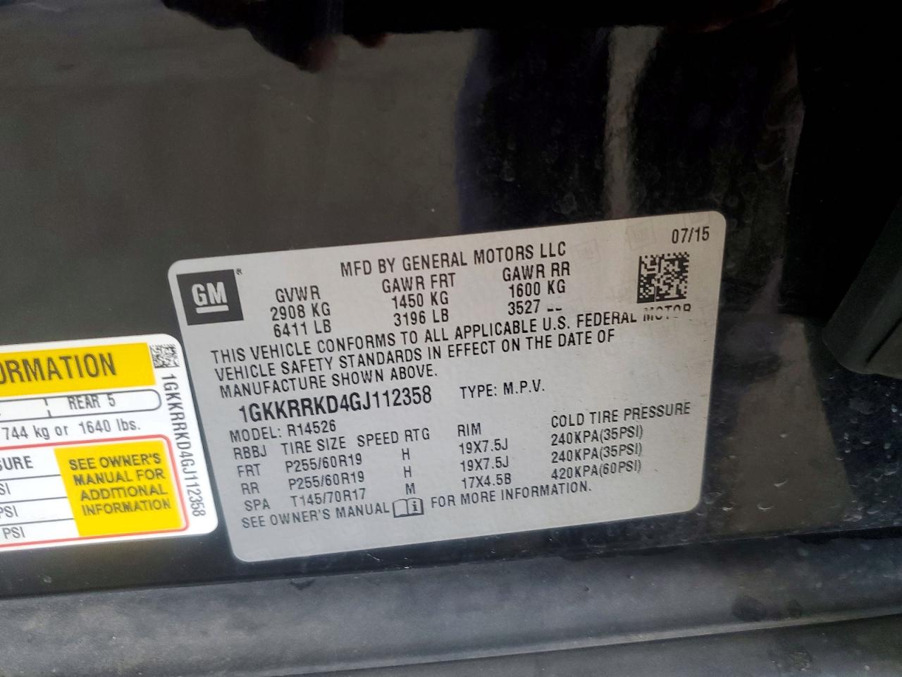 2016 GMC ACADIA