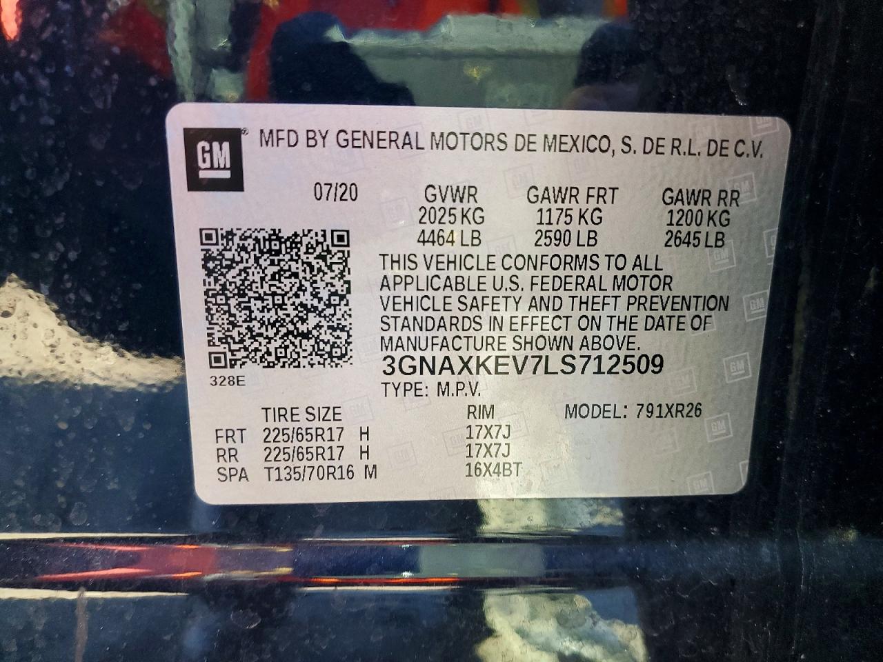 2020 CHEVROLET EQUINOX
