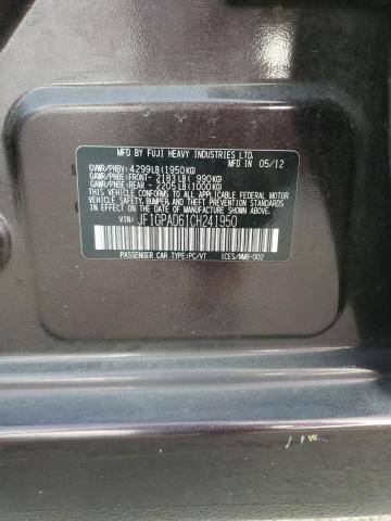 2012 SUBARU IMPREZA