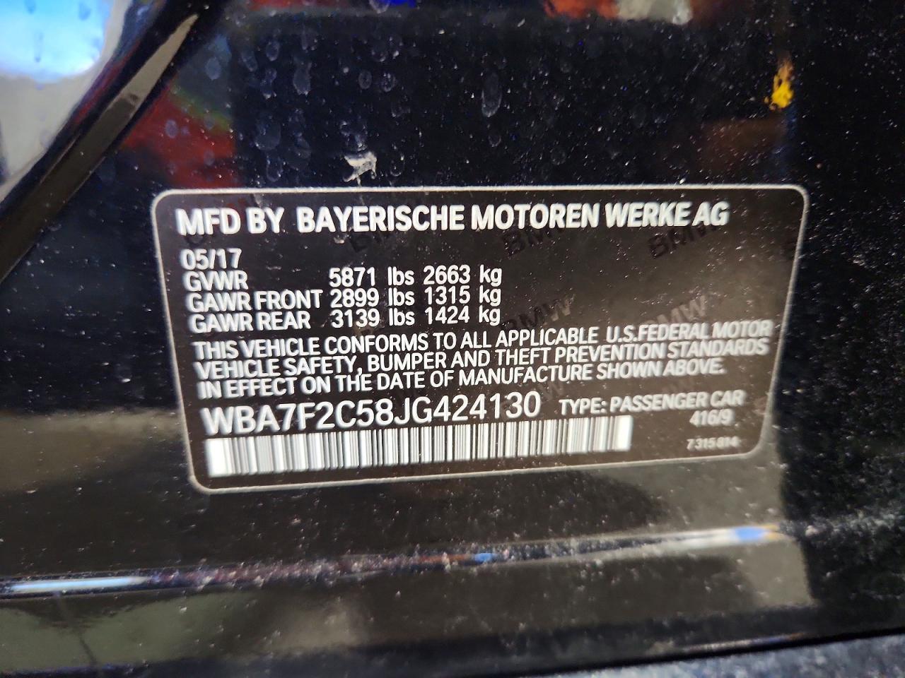 2018 BMW 7 SERIES