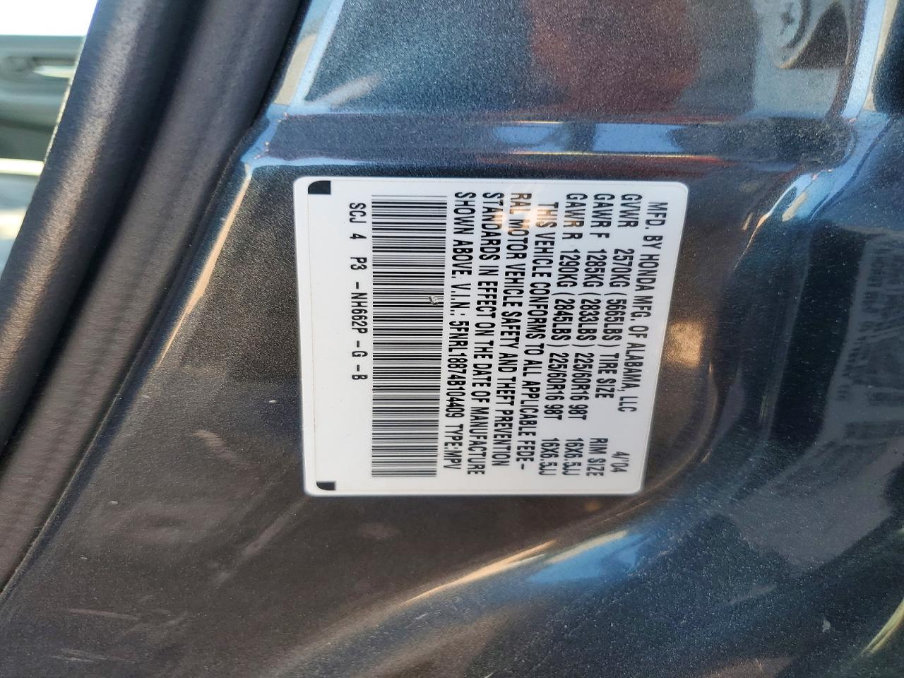 2004 HONDA ODYSSEY