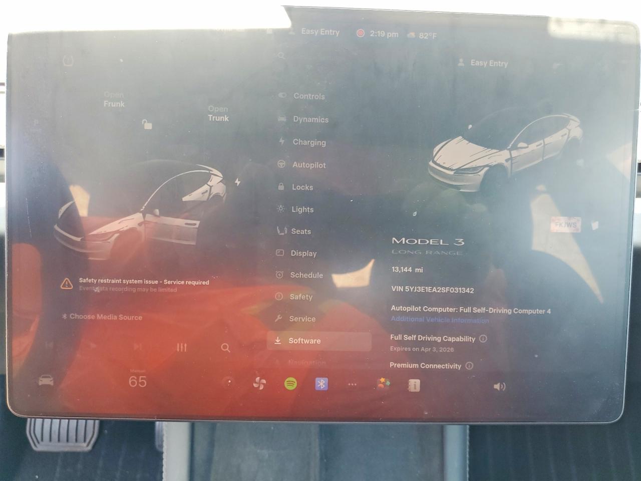 2025 TESLA MODEL 3