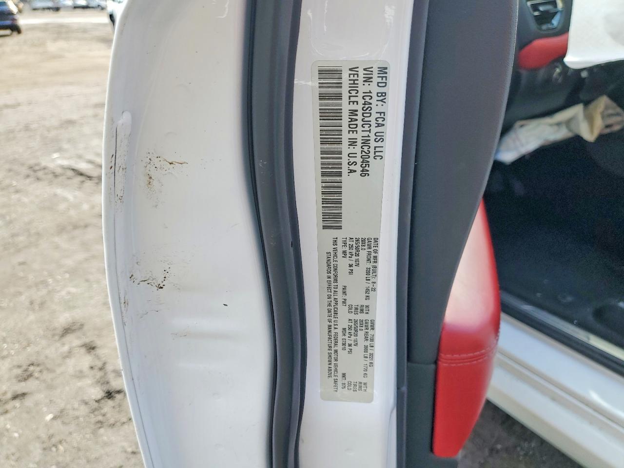 2022 DODGE DURANGO