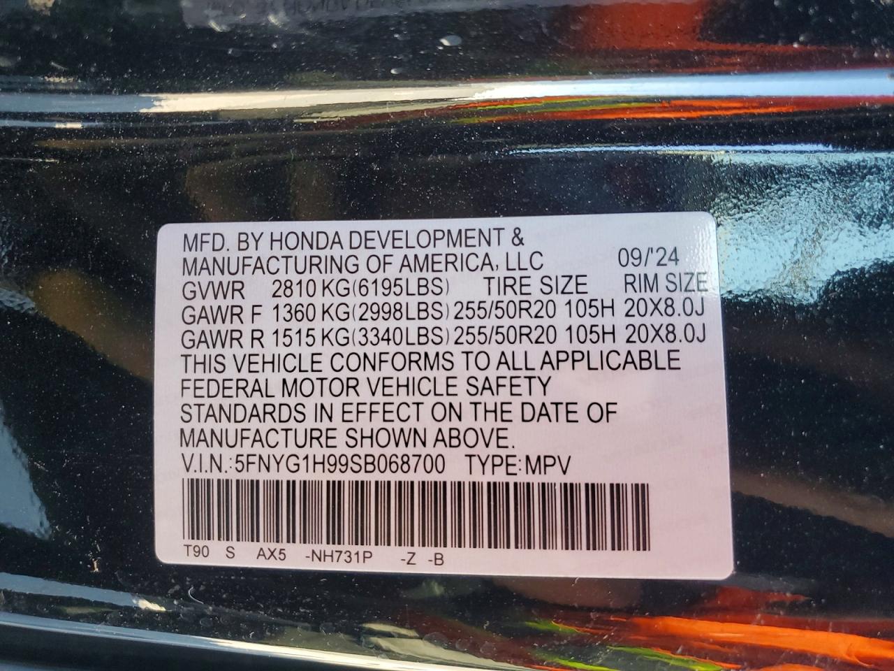2025 HONDA PILOT