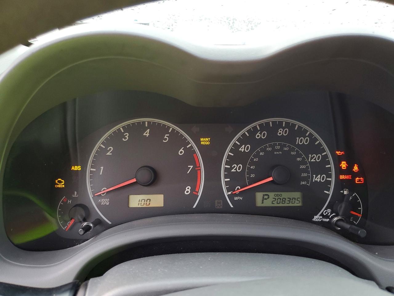 2009 TOYOTA COROLLA