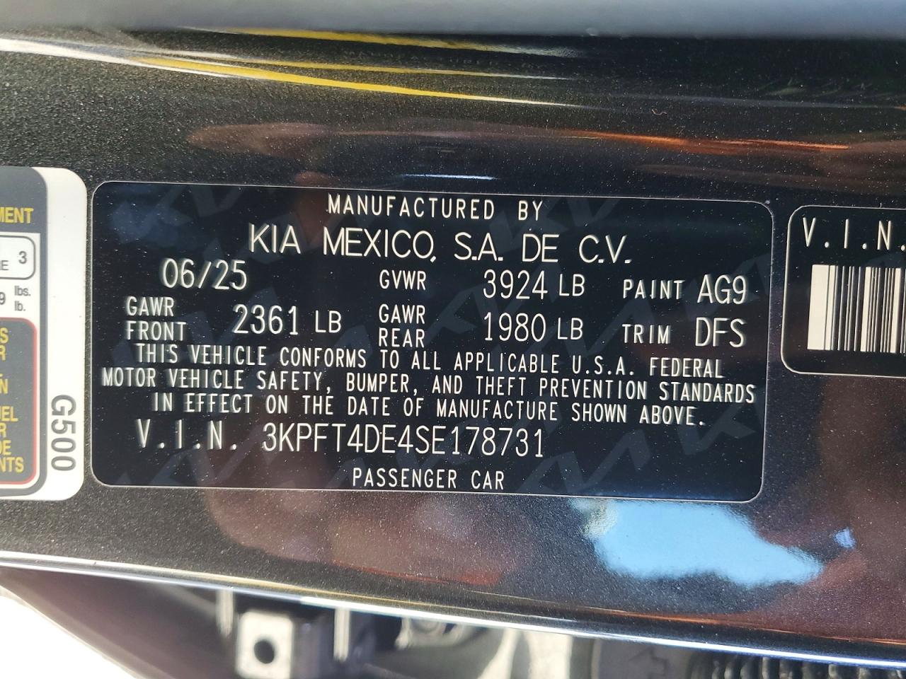 2025 KIA ALL OTHER