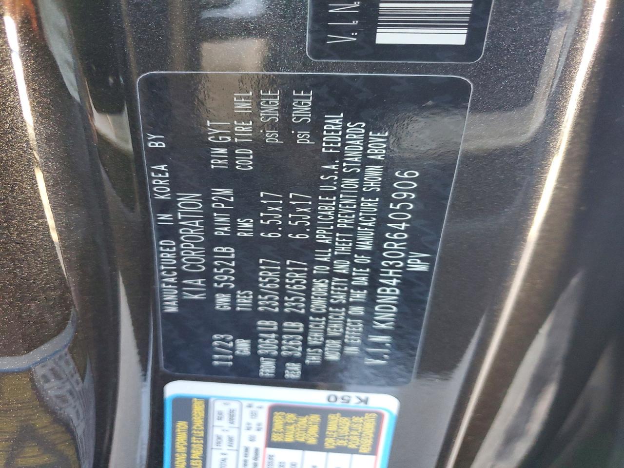 2024 KIA ALL OTHER