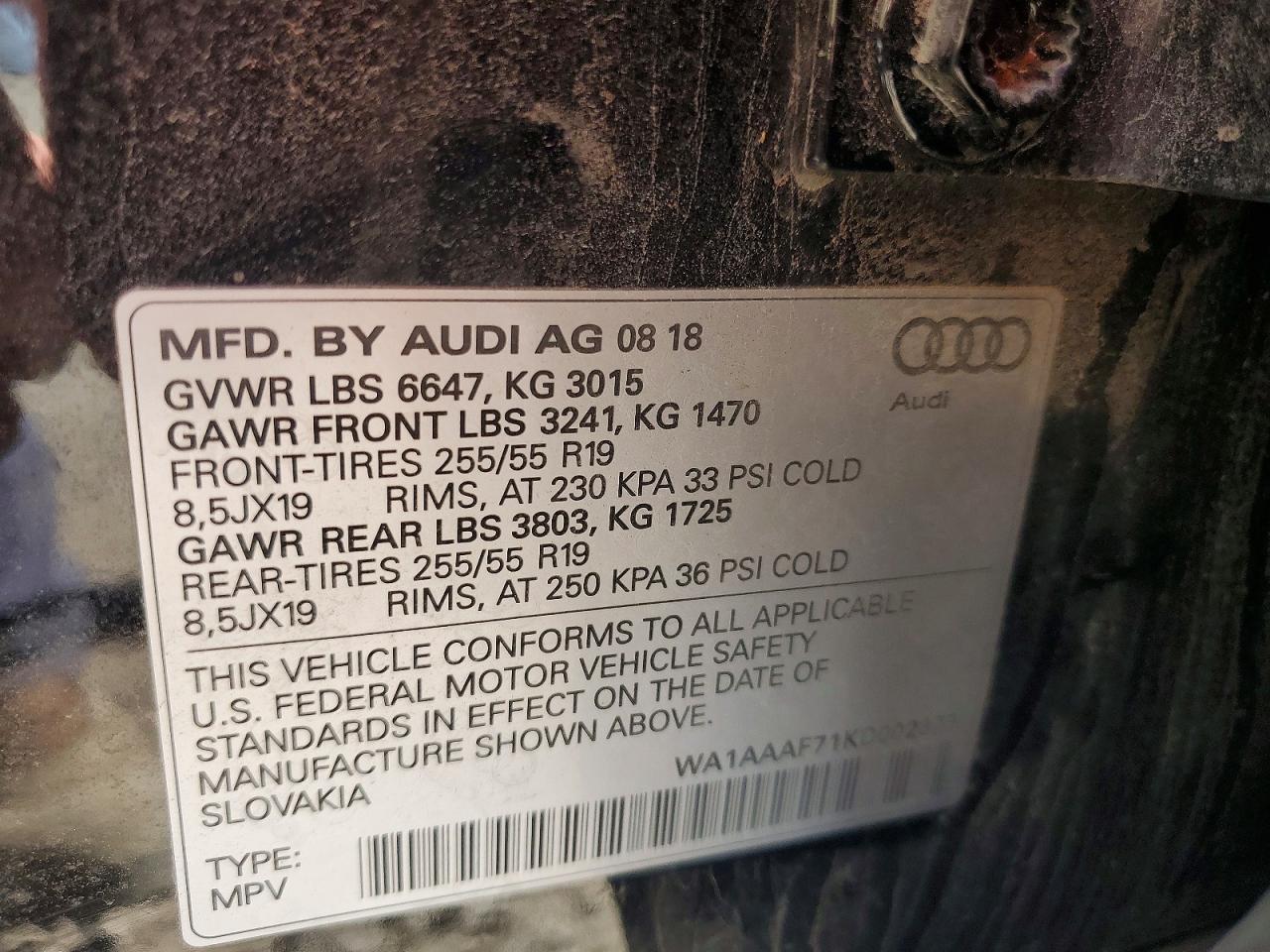 2019 AUDI Q7