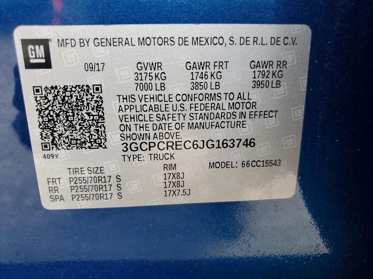 2018 CHEVROLET SILVERADO