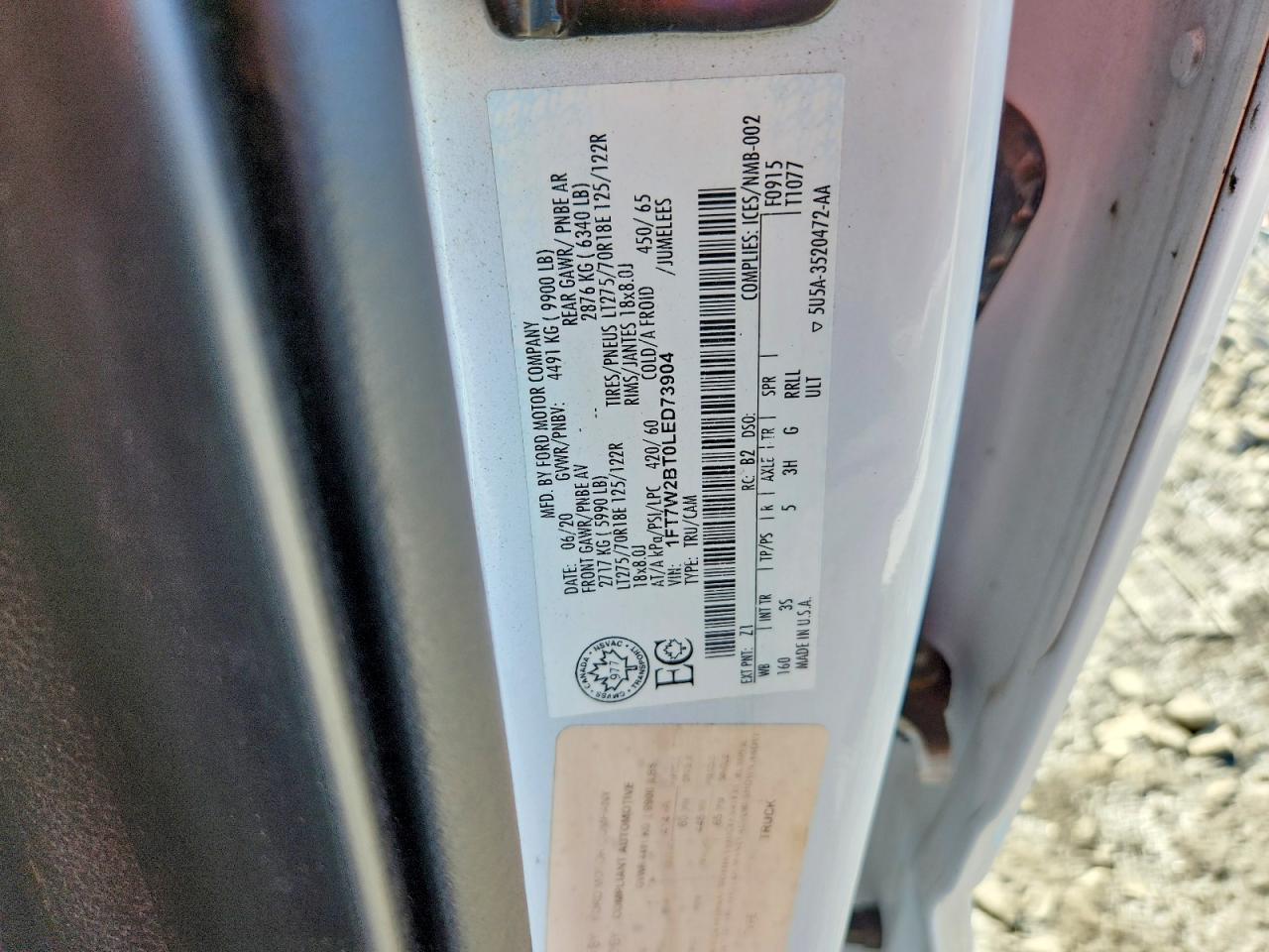 2020 FORD F250
