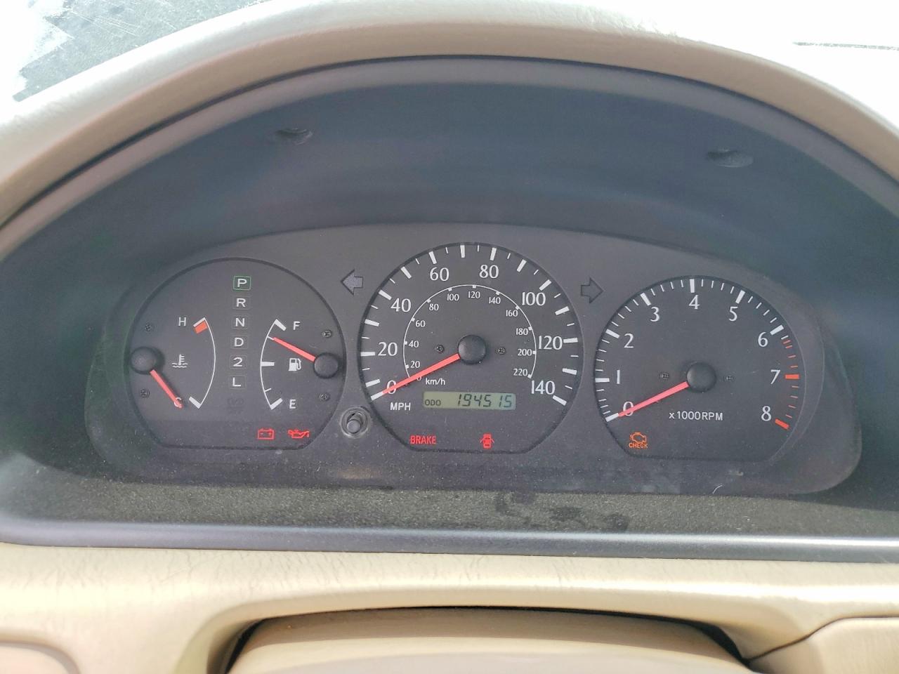 1999 TOYOTA CAMRY SOLA