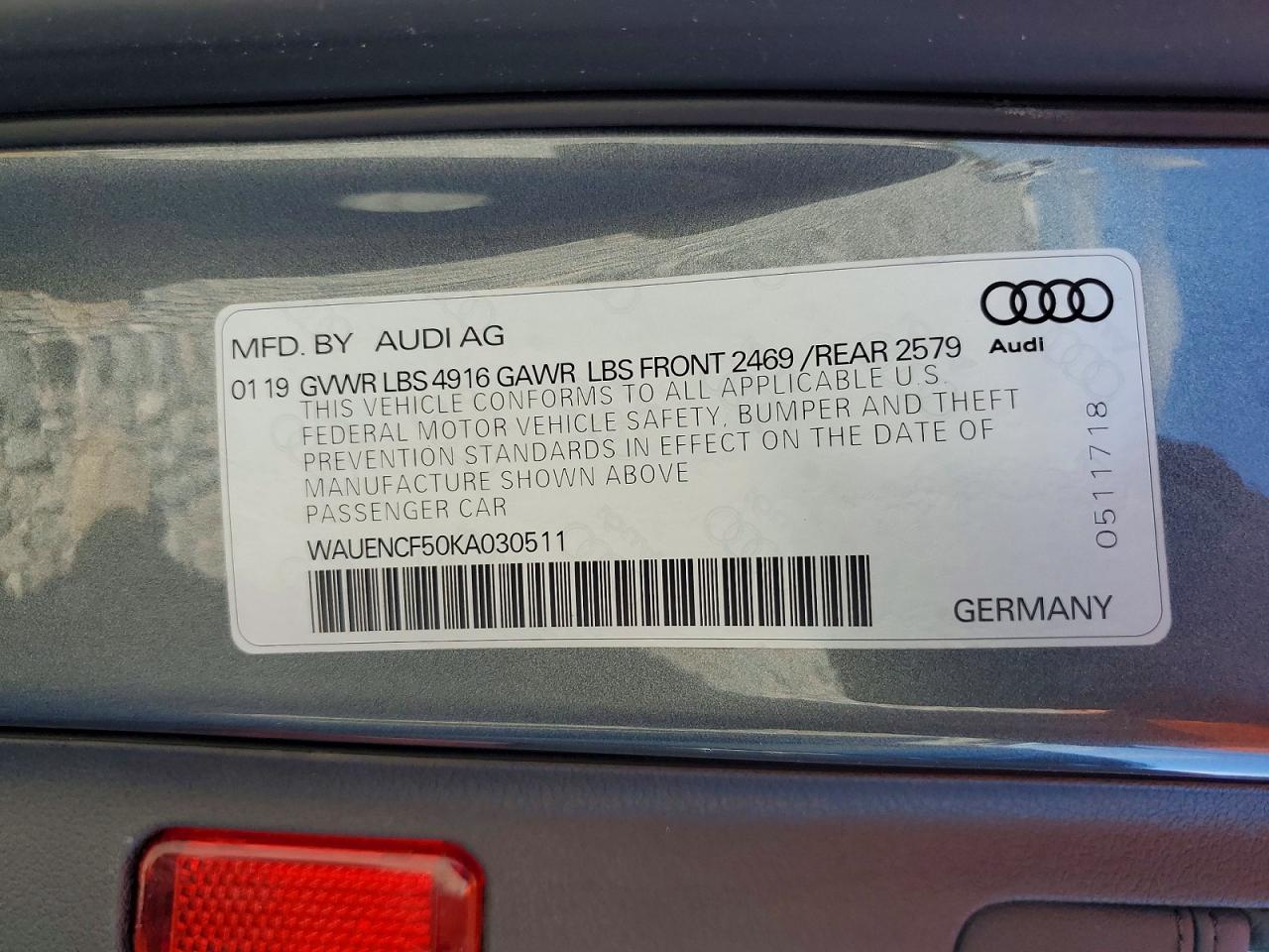 2019 AUDI A5
