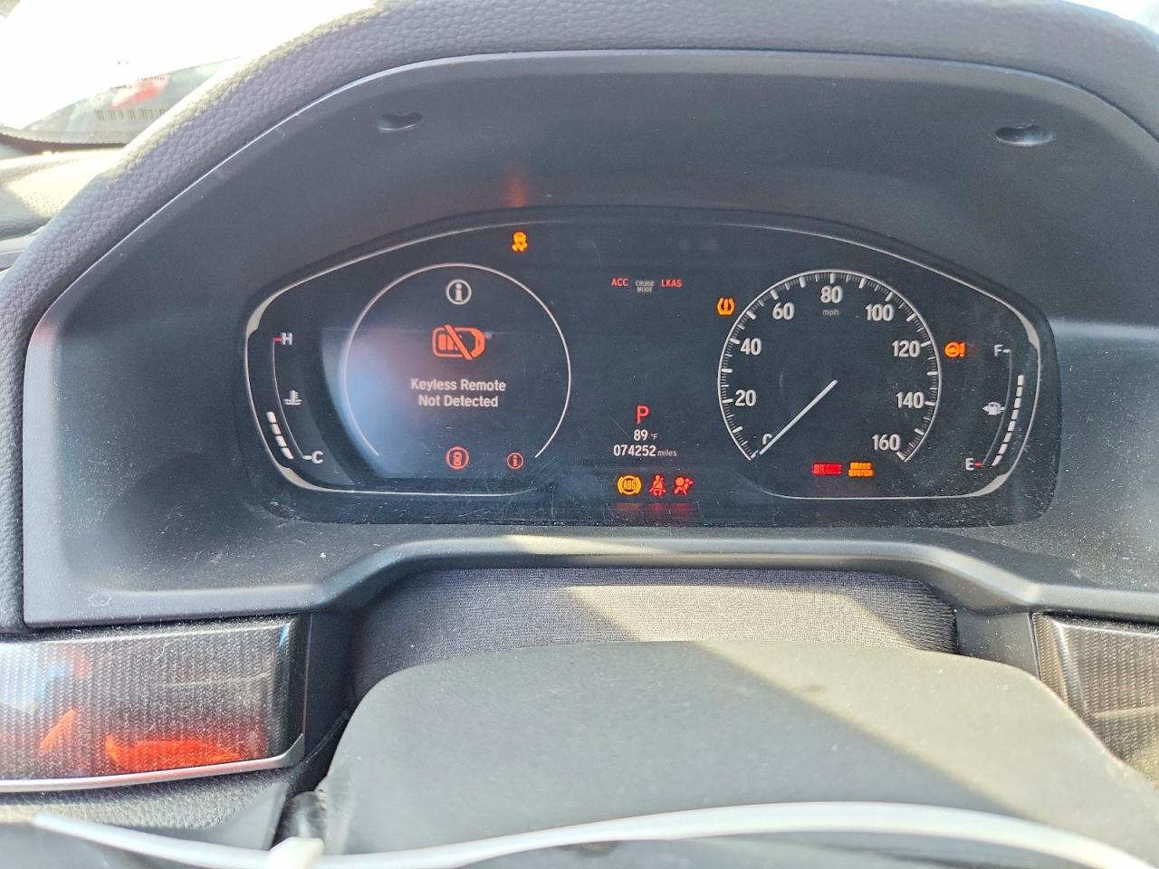 2019 HONDA ACCORD