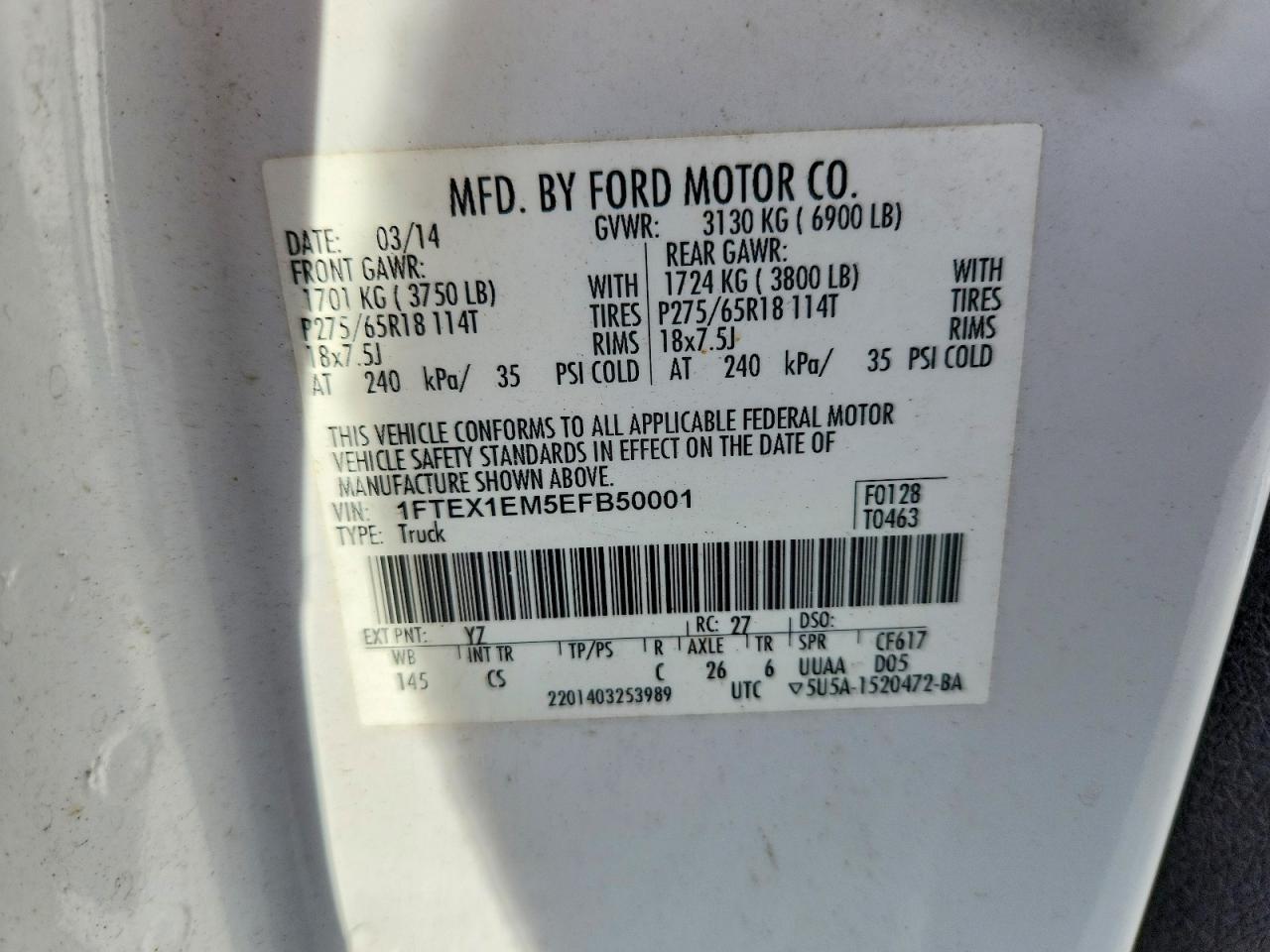 2014 FORD F-150