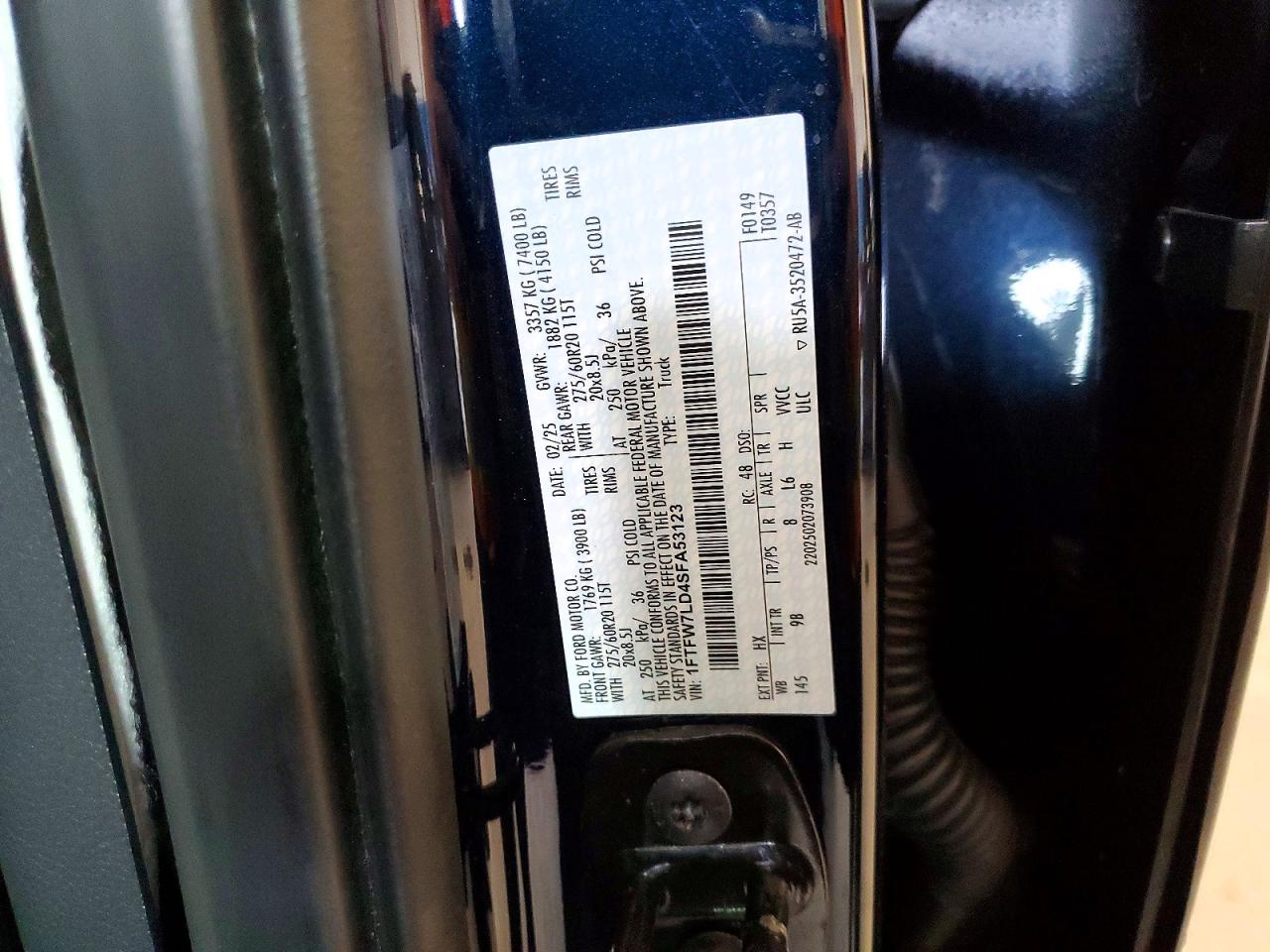 2025 FORD F150