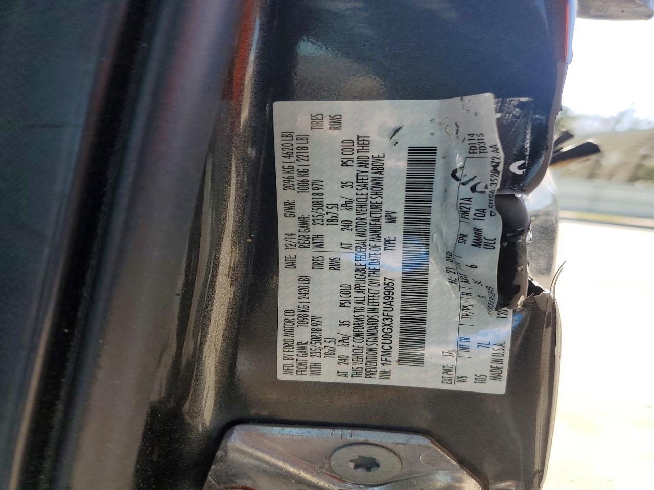 2015 FORD ESCAPE
