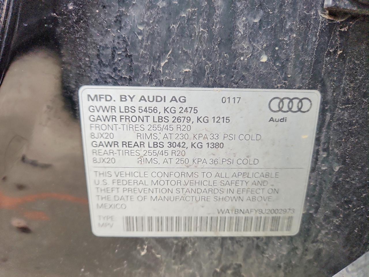 2018 AUDI Q5