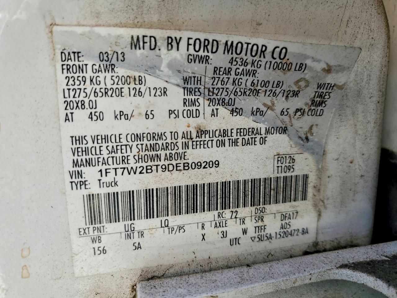 2013 FORD F250